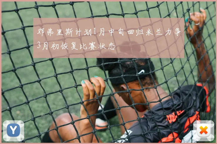 邓弗里斯计划1月中旬回归米兰力争3月初恢复比赛状态